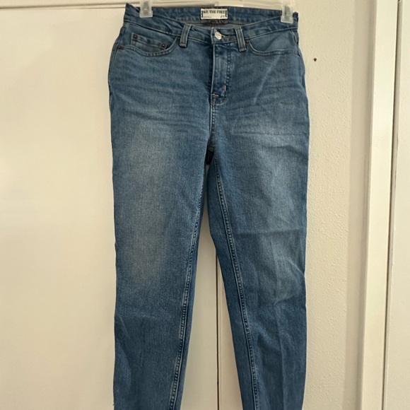 COPY - Free people CRVY High-Rise Vintage Straight Jeans size 28 - Picture 4 of 4